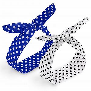 Пов'язка на голову в горошок Prasacco - Фото 1