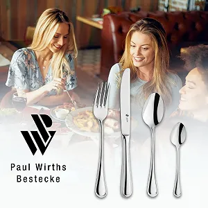 Набір столових приборів Paul Wirths ALTFADEN 9600 W19600512, 24 предмети, на 6 персон, нержавіюча сталь 18/10, полірований synthetic.ua - Фото 1