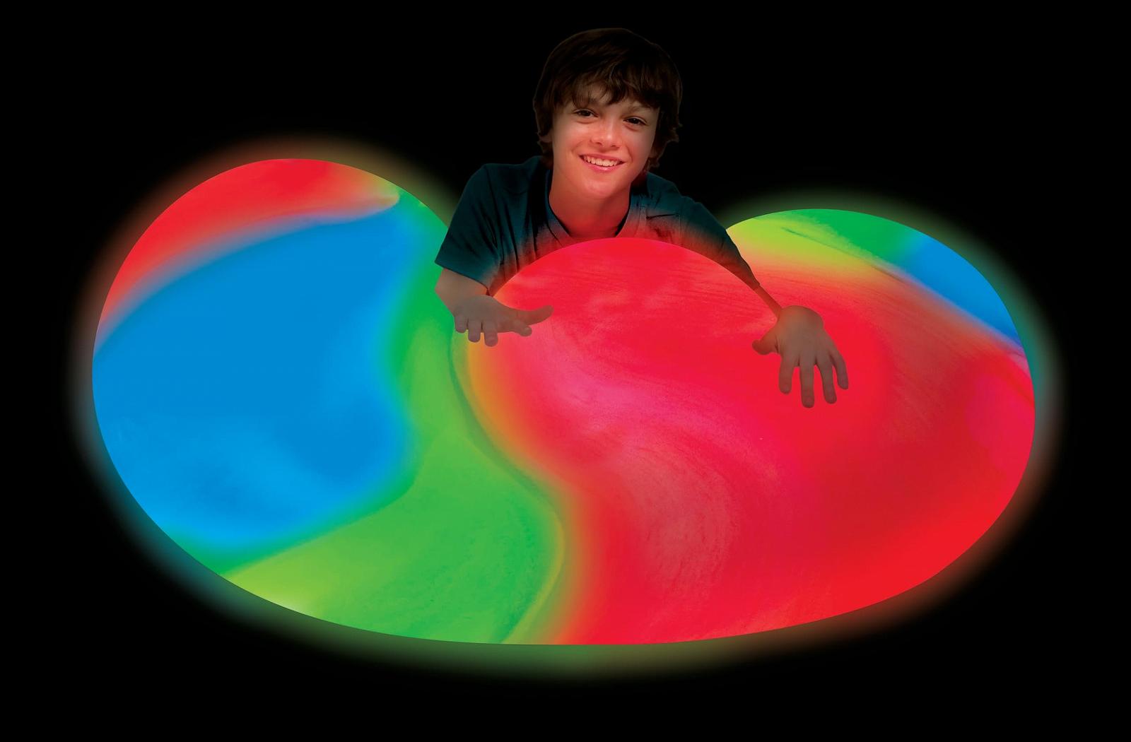 М'яч Wubble Super Wubble Tyde Dye Glow in the Dark 80 см, фото №4
