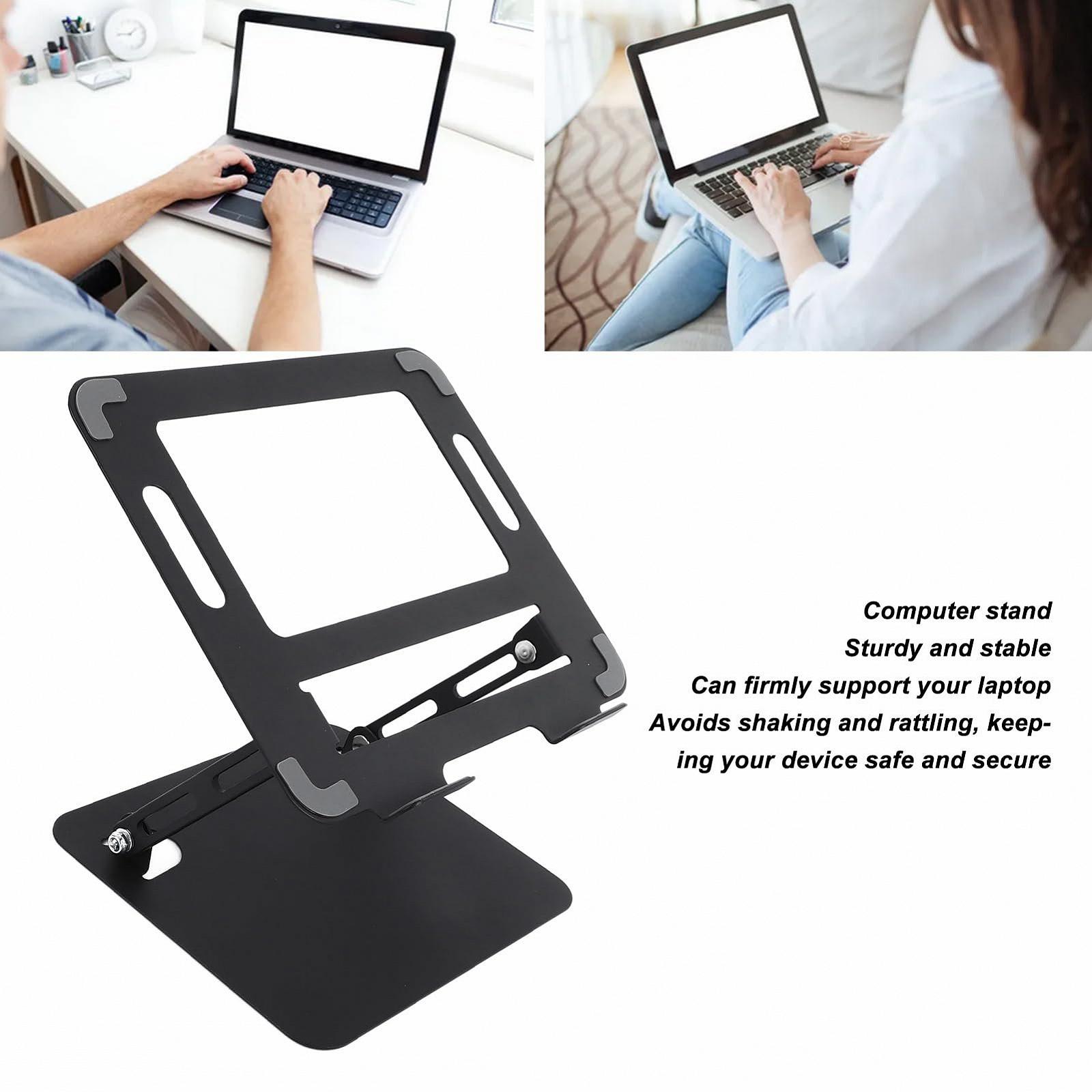 Подставка для ноутбука и планшета, складная, регулируемая по высоте, углеродистая сталь, 180 градусов, фото №5