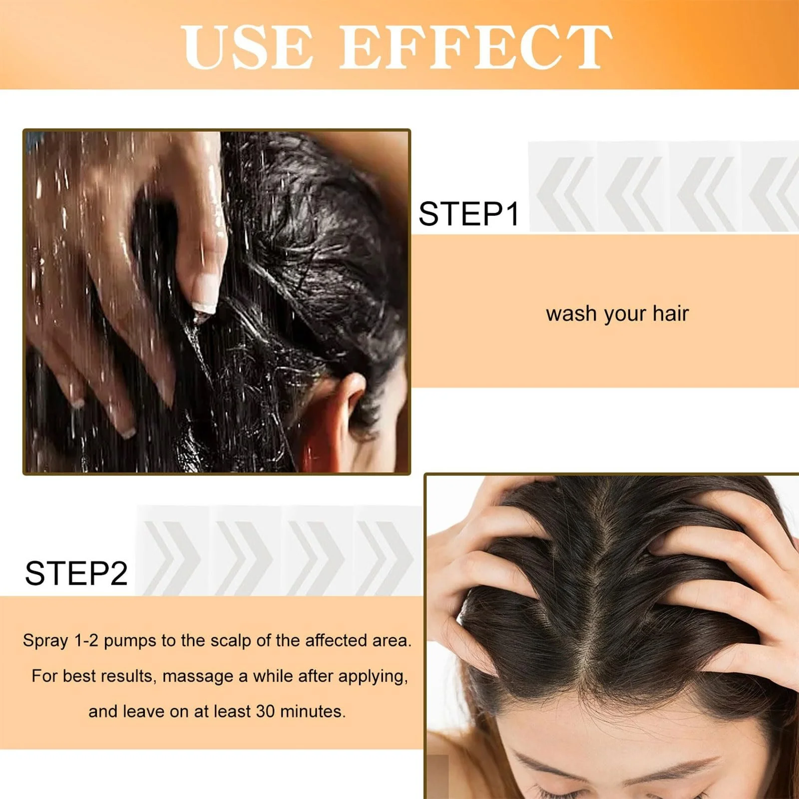 Спрей для росту волосся Shefave для здоровішого, густішого, гладкого волосся, фото №7