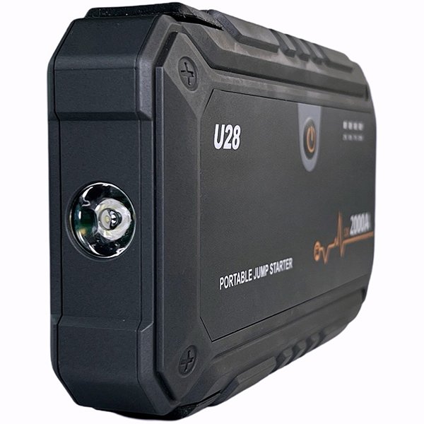 Автомобільний портативний пуско-зарядний пристрій (бустер) Jump Starter Wondertech WTST001 U28, 2000А, павербанк 20000 мАг, фото №9