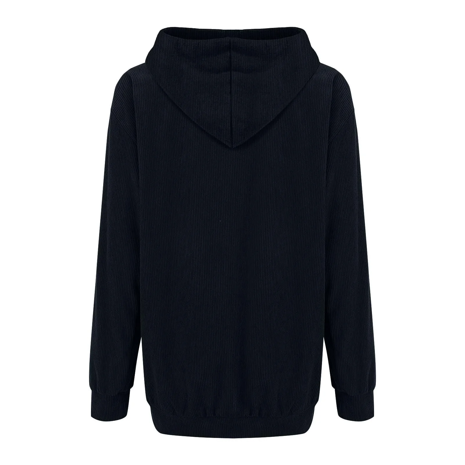 Женский Худи Однотонный Длинный Рукав Туника Осень Зима Свитшот в Полоску Круглый Вырез Рубашка Свободный Пуловер, фото №5 Женский Худи Однотонный Длинный Рукав Туника Осень Зима Свитшот в Полоску Круглый Вырез Рубашка Свободный Пуловер, фото №5