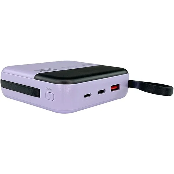 Міні повербанк 10000мАг 22.5W Remax RPP-602 з кабелем Type-C Lightning PD+QC Фіолетовий, фото №3