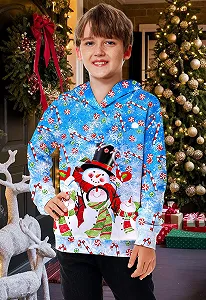 Худі Arankhiger Різдвяний дитячий унісекс Довгий рукав synthetic.ua - Фото 1