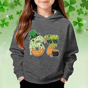Худи Six Seven 67 Meme Y2K с длинными рукавами St. Patrick's Day, худи с узором 67, повседневный свитшот Preppy, свитшот для мальчиков и девочек, модная куртка synthetic.ua - Фото 1