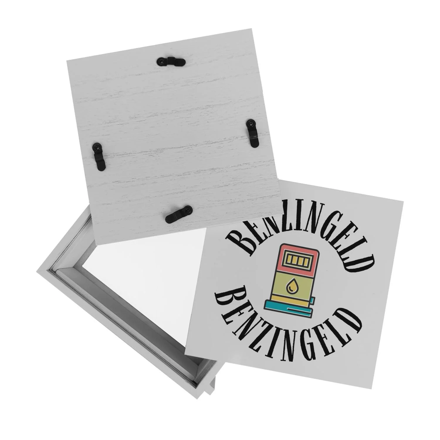 Скарбничка-рамка дерев'яна для грошей на бензин, фото №8