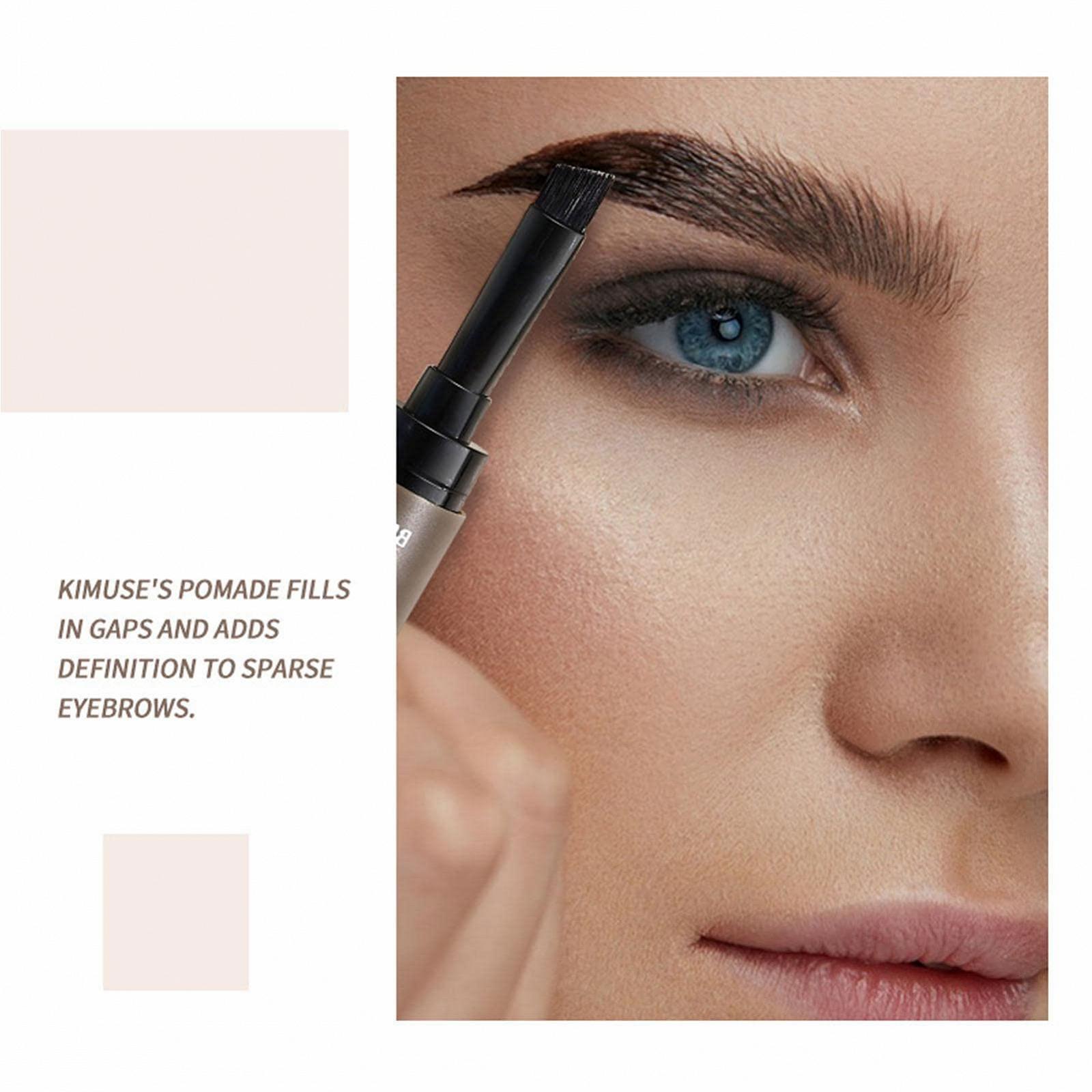 Пензлик Rosixehird Brown Eyebrow Pencils Коричневий, фото №4