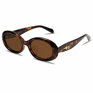 Сонцезахисні окуляри SOJOS SJ2286 Unisex Polarised Retro Oval Маленькі 90-х Vintage Small Face UV400 Protection - Фото 1