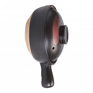 Кастрюля Veemoon керамическая с антипригарным покрытием термостойкая с ручкой для риса и тушения - Фото 1