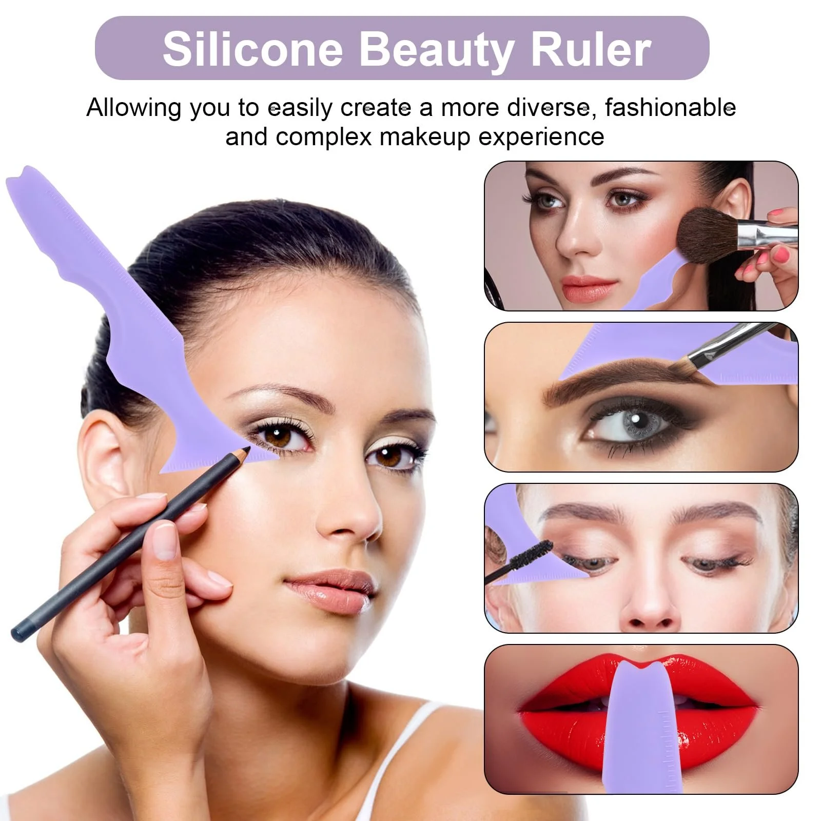 Трафарет для подводки Eyeliner Stencil Силиконовый, фото №7