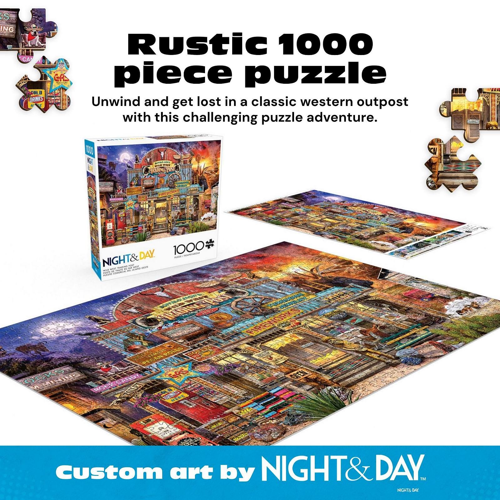 Пазл Buffalo Games Wild West Trading Post 1000 деталей 67,9 x 50,2 см, фото №4