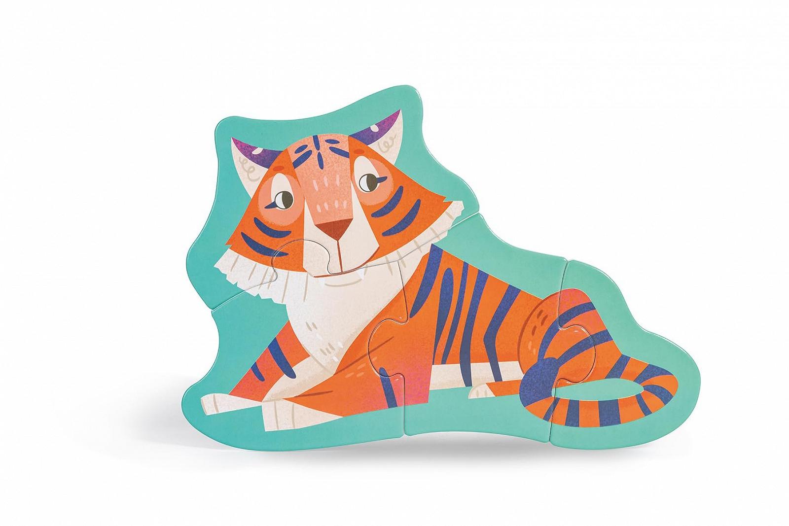 Набір пазлів Jungle Friends 10 екзотичних тварин, фото №4