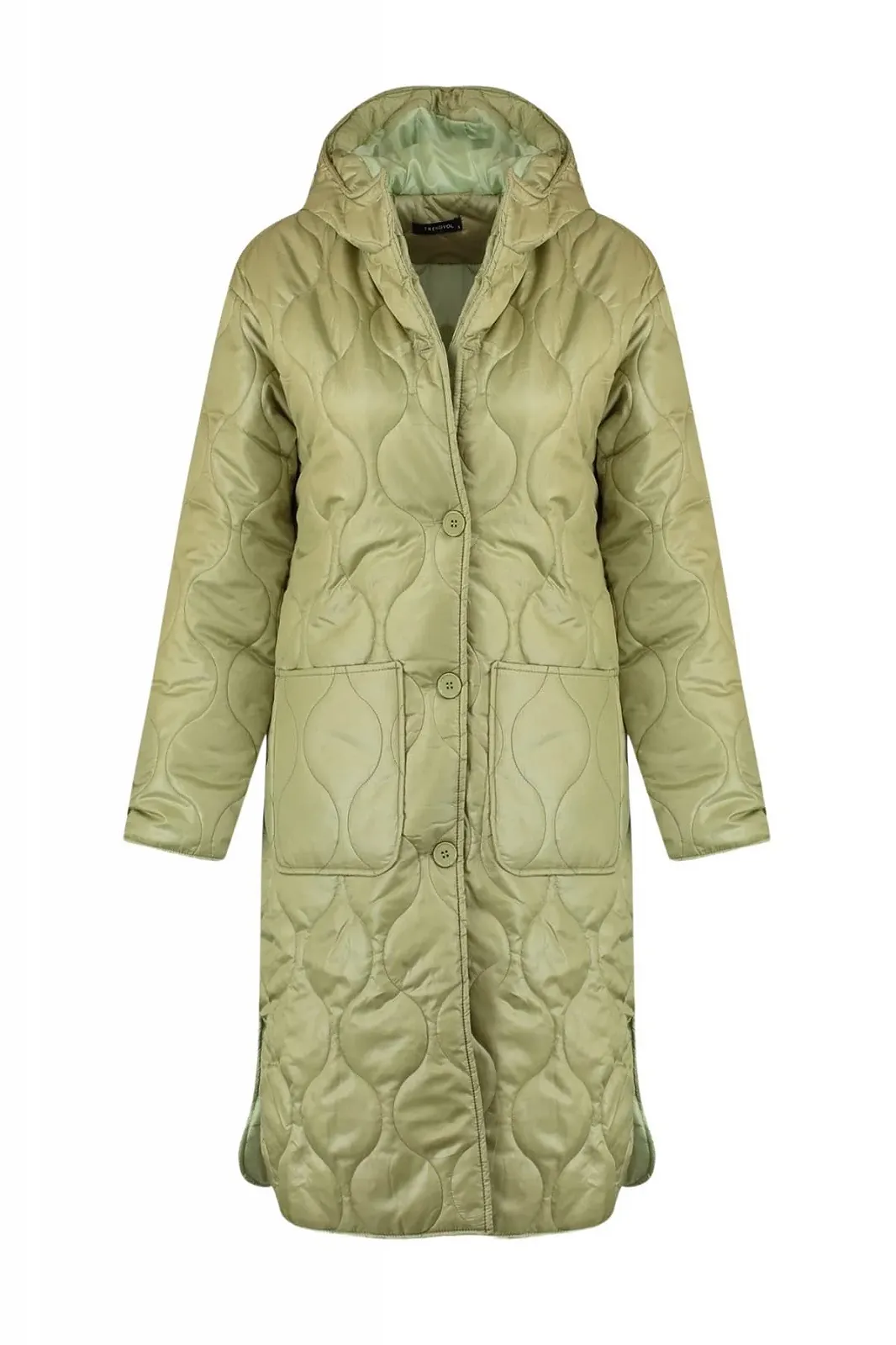 Парка TRENDYOL Однотонная Тканая Зимняя, фото №6 Парка TRENDYOL Однотонная Тканая Зимняя, фото №6