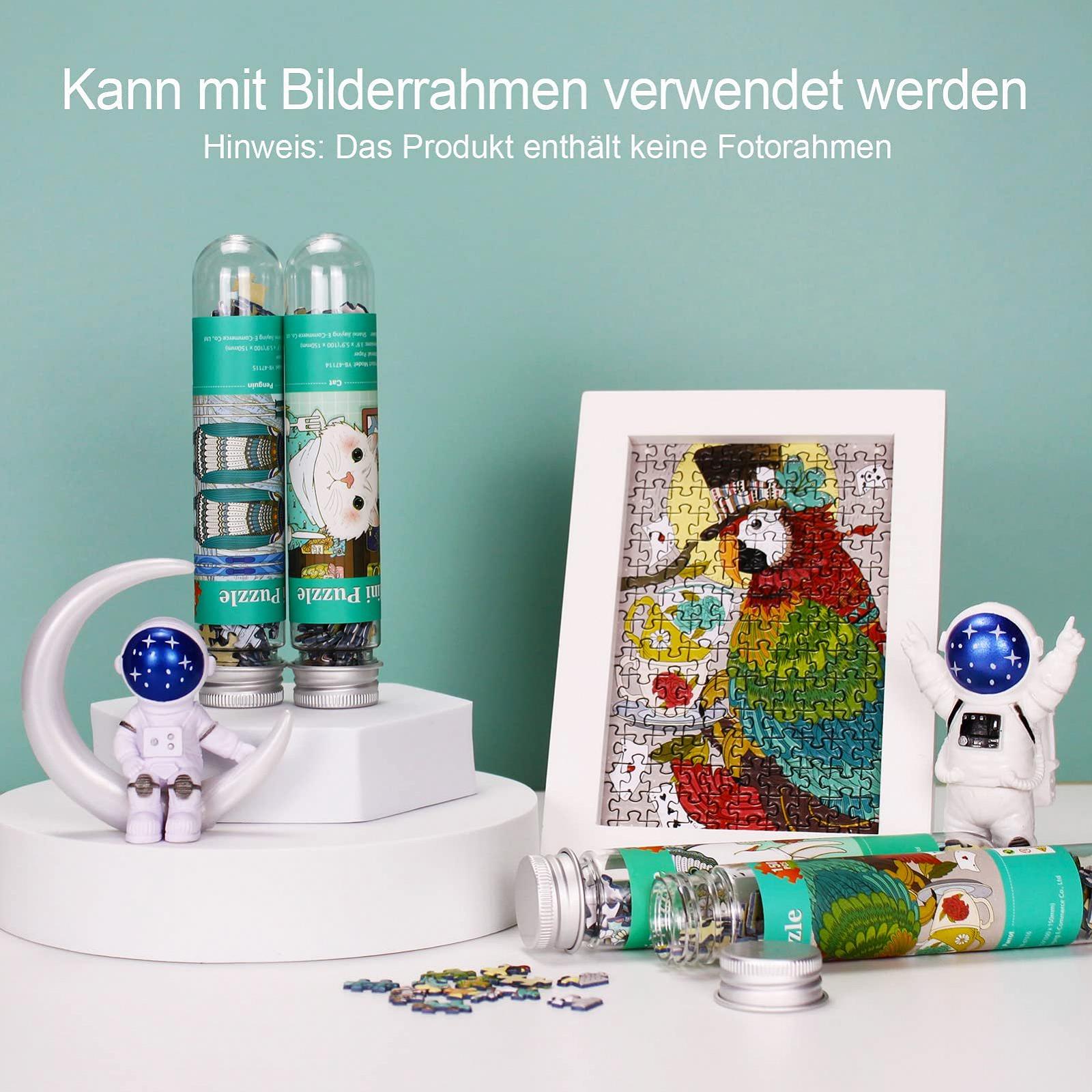 Набір міні-пазлів Micro Puzzle 4 шт. 150 елементів у пробірках, фото №5 Набір міні-пазлів Micro Puzzle 4 шт. 150 елементів у пробірках, фото №5