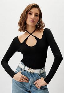 Жіноча футболка з довгим рукавом Guess by Marciano Чорний - M - Фото 1