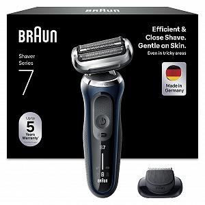 Купити Електробритва Braun Series 7 71-B1200s 360° Flex із прецизійним тримером вологе та сухе гоління Blue - Фото 1 Електробритва Braun Series 7 71-B1200s 360° Flex із прецизійним тримером вологе та сухе гоління Blue - Фото 1