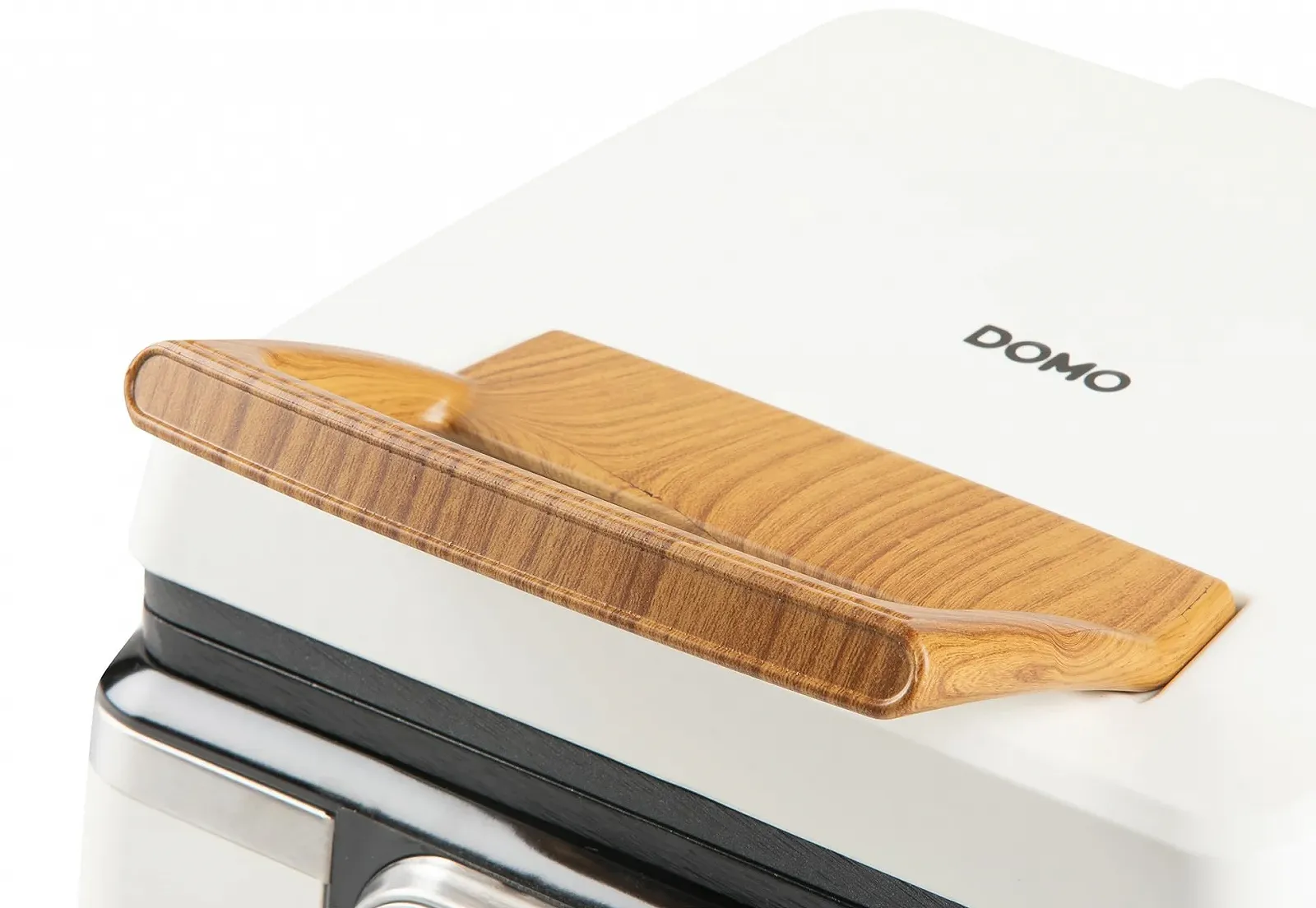 Вафельниця DOMO DO9280W - прямокутні вафлі 4x7 – пудрово-білий, фото №5 Вафельниця DOMO DO9280W - прямокутні вафлі 4x7 – пудрово-білий, фото №5