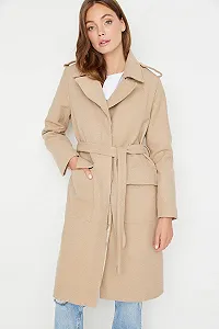 Куртка Biker TRENDYOL Обычная Однотонная Ткань synthetic.ua - Фото 1