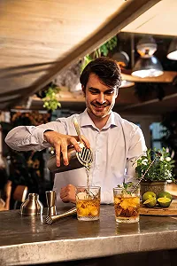 Шейкер для коктейлів Leopold Vienna 3-Piece 700ml Нержавіюча сталь Срібний synthetic.ua - Фото 1