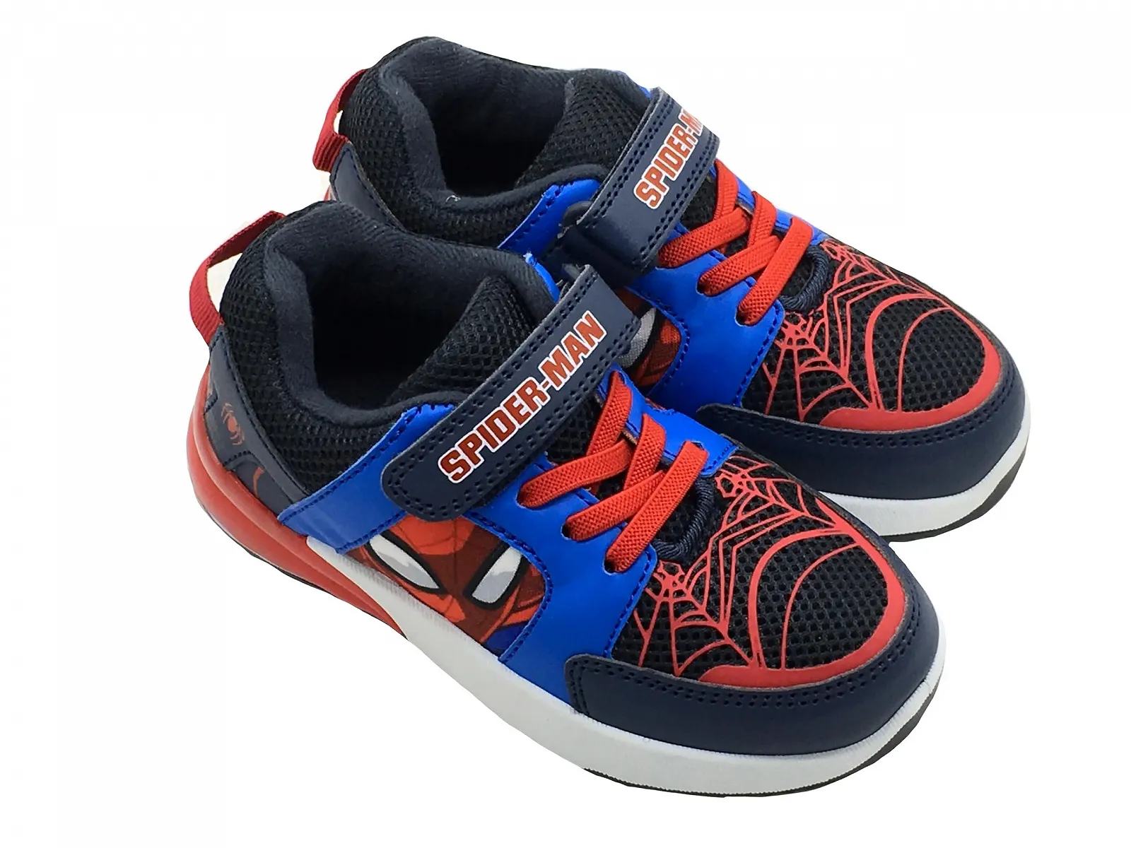 Кроссовки Marvel Spiderman для мальчиков Сине-красные с мигающими огнями Размер 7-12, фото №3