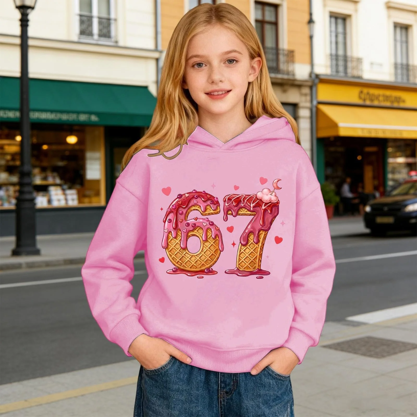 Дитяча Толстовка з Графічним Принтом, М'який Флісовий, фото №2