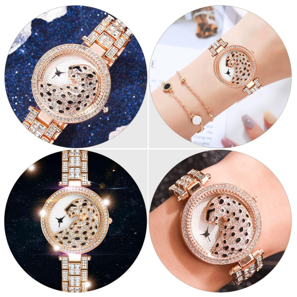 Кварцовий годинник LIFKOME для жінок,, стійкий до подряпин циферблат, фото №9