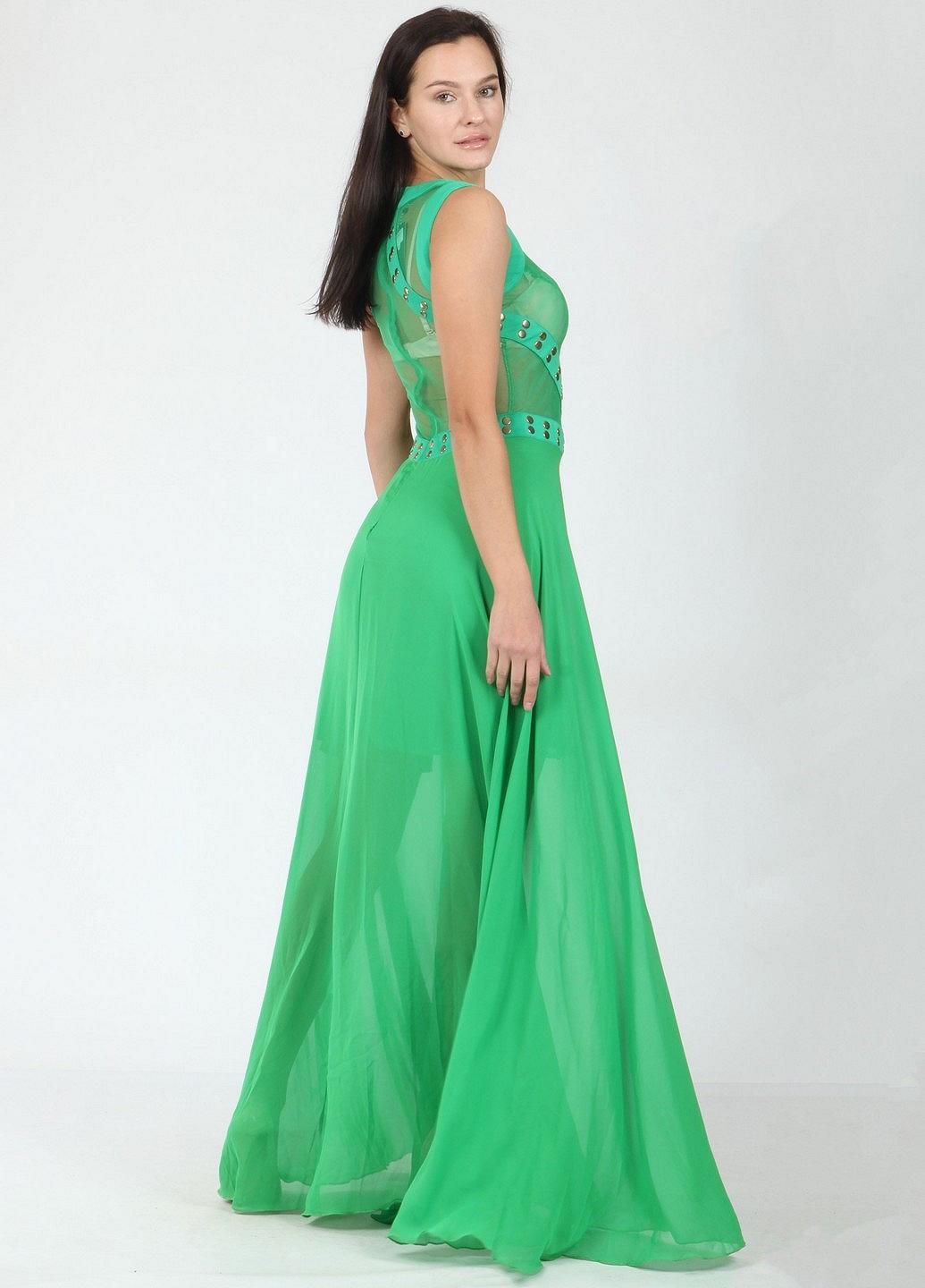 Платье Enna Levoni S 42 Салатовый (ND-13487-Lime green, фото №4