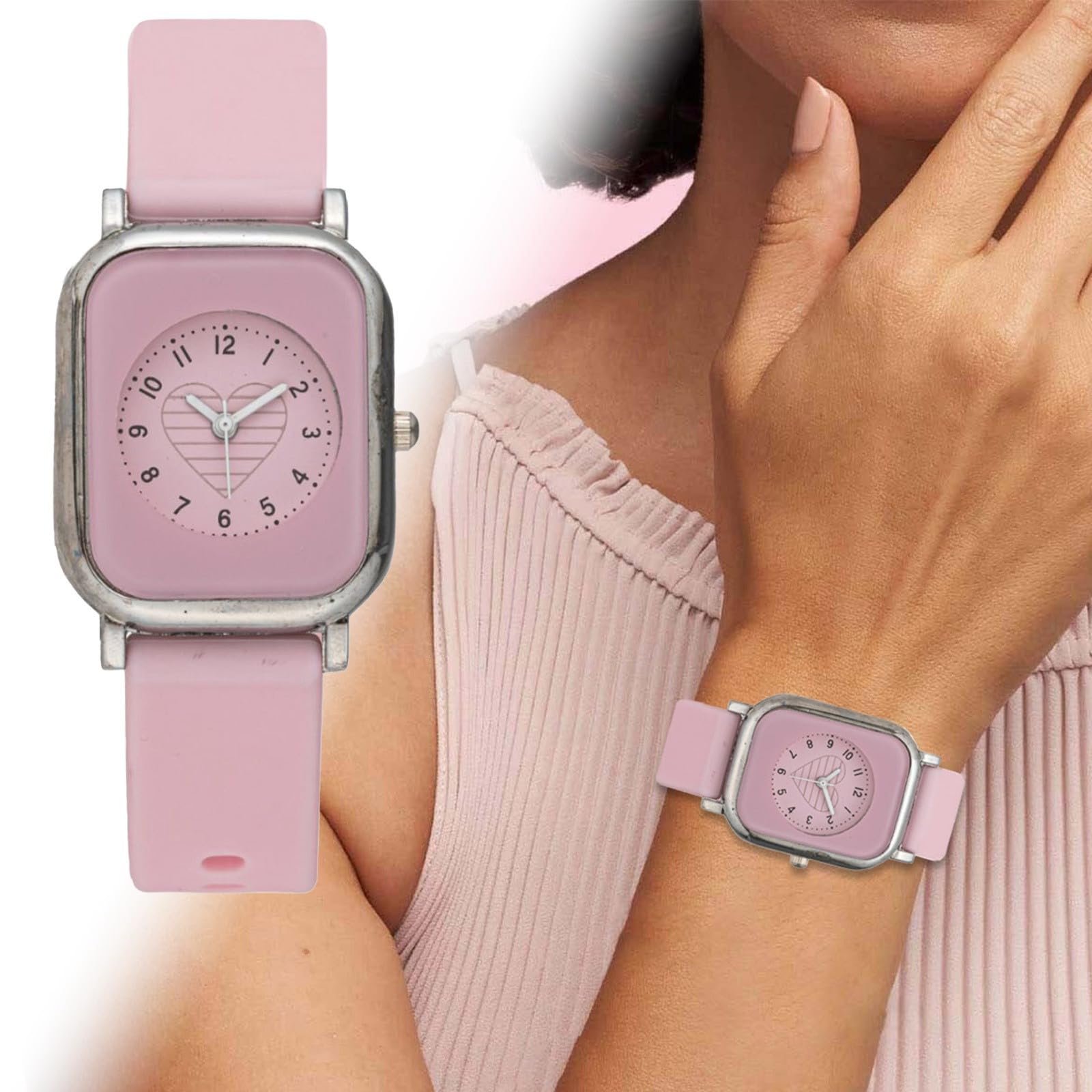 Мужские аналоговые кварцевые часы Generisch с ремешком из кожи, силикона, узор с цветным кроликом, фото №3 Мужские аналоговые кварцевые часы Generisch с ремешком из кожи, силикона, узор с цветным кроликом, фото №3