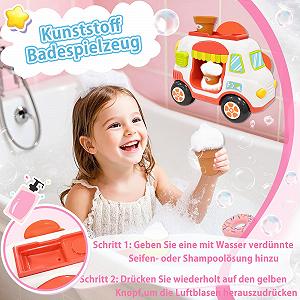 Іграшка для ванни Візок з морозивом Піногенератор synthetic.ua - Фото 1