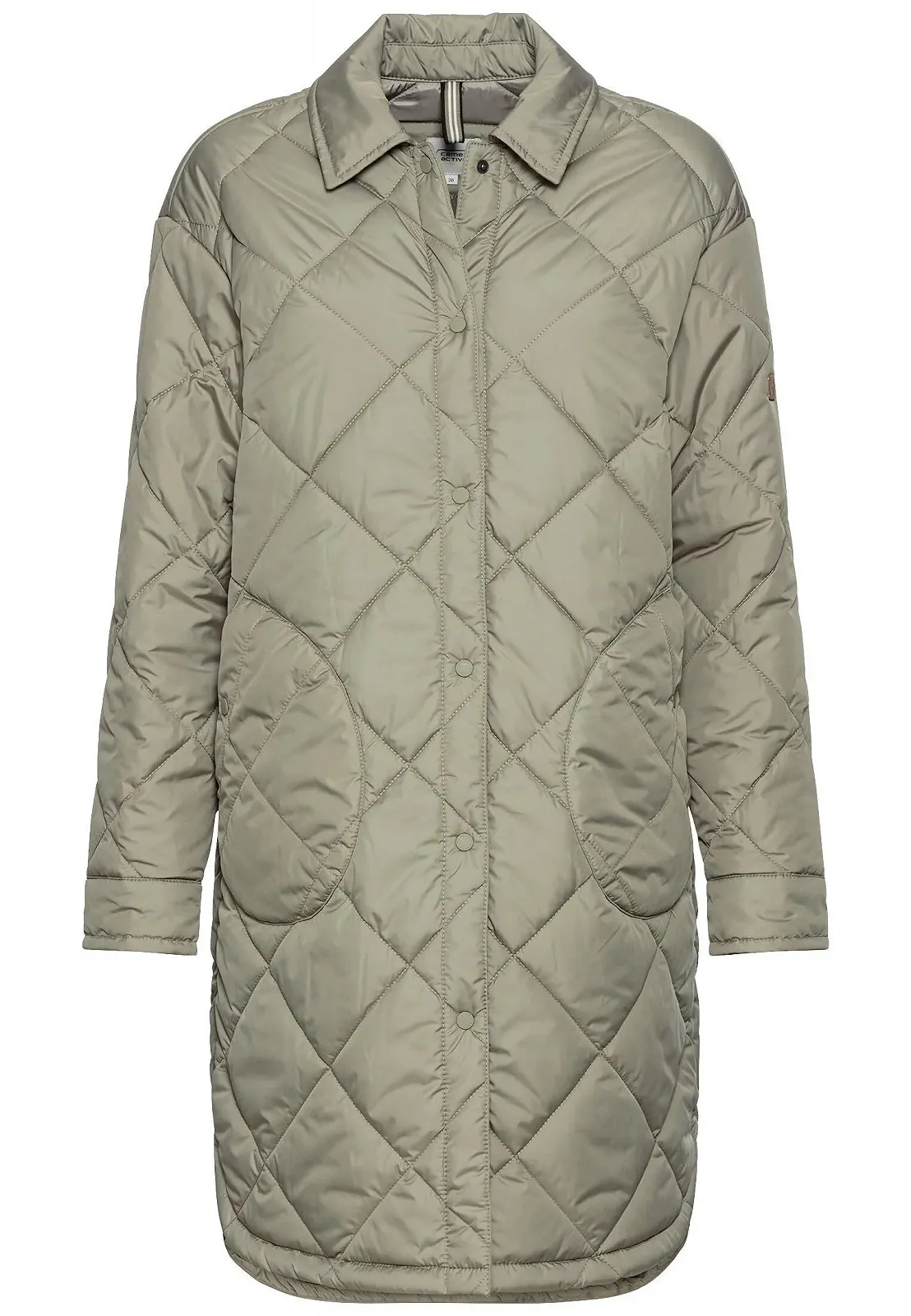 Жіноче пальто camel active з переробленого поліестеру стьобане, фото №1 Жіноче пальто camel active з переробленого поліестеру стьобане, фото №1