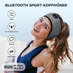 Навушники LC-dolida Sleep Bluetooth 5.4, Sleep Headband, пов'язка на голову, маска для сну, спортивні навушники, музична пов'язка для сну для занять спортом, бігу, йоги, подорожей synthetic.ua - Фото 1