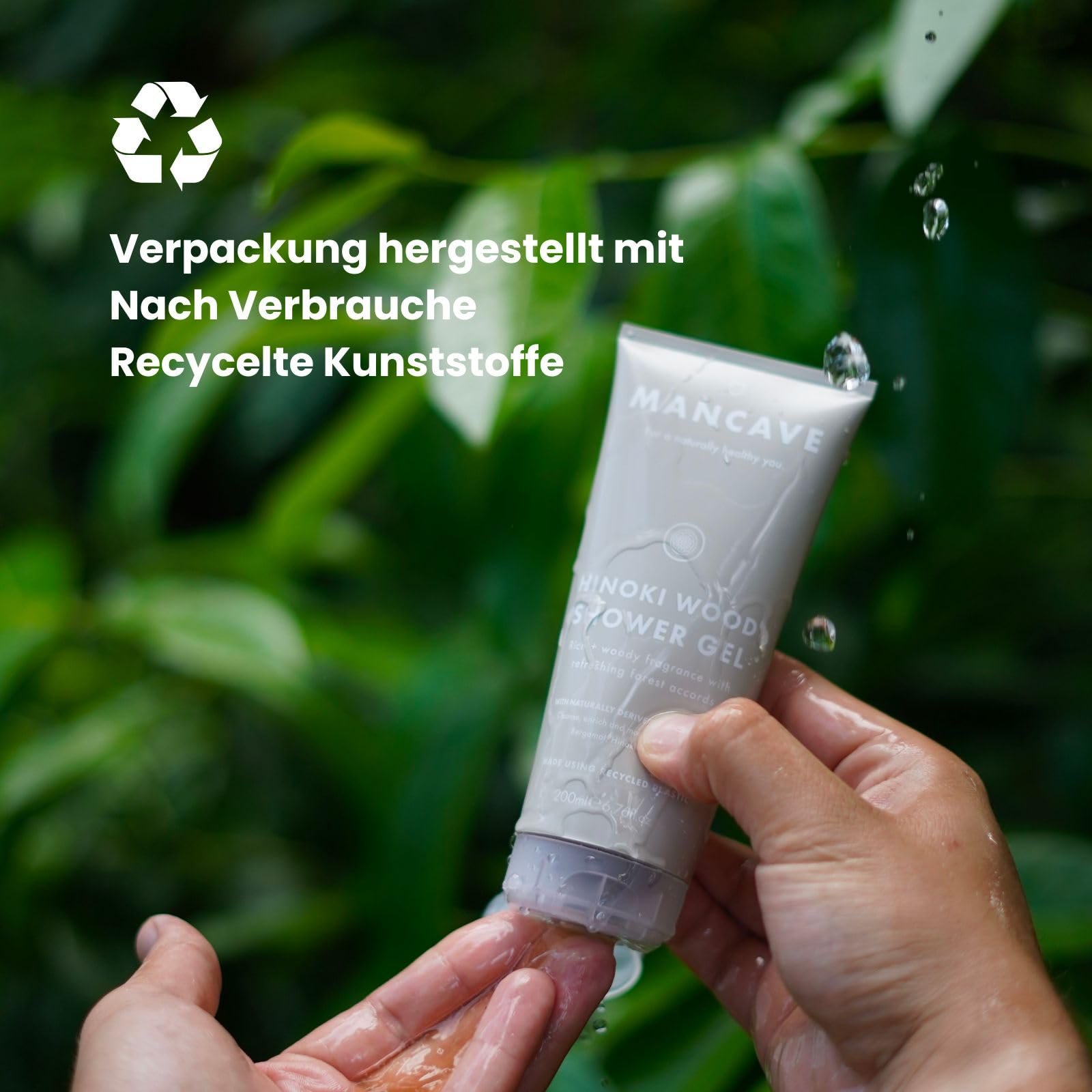 Гель для душа ManCave Hinoki Wood мужской 200 мл, фото №6 Гель для душа ManCave Hinoki Wood мужской 200 мл, фото №6