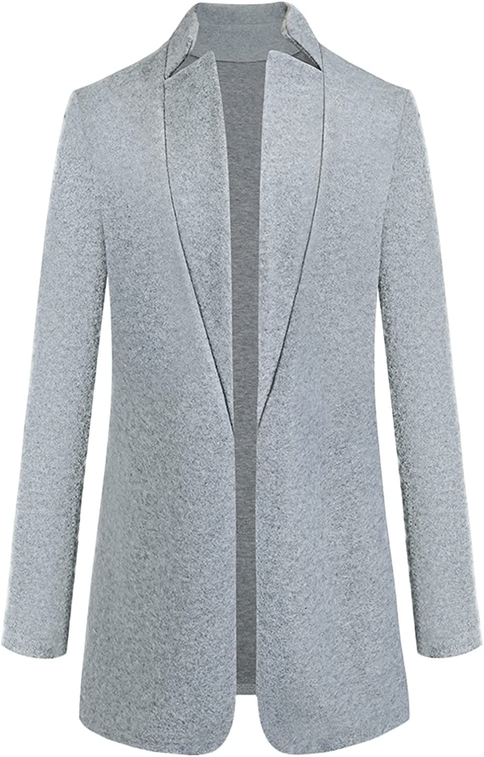 Vagbalena Женский Осенний Зимний Однобортный Пальто из шерсти, фото №3 Vagbalena Женский Осенний Зимний Однобортный Пальто из шерсти, фото №3