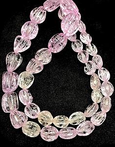 Ограненные самородки МОРАНИТА 8X12-10X15MM, нить длиной 50 см, камни для ожерелья и браслета - Фото 1