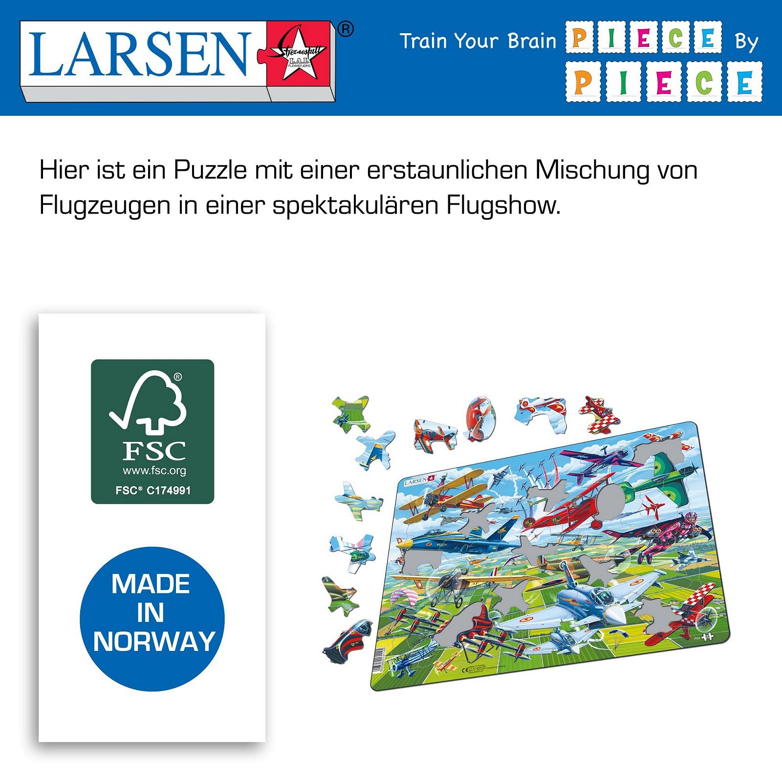 Пазл Larsen PG4 Brave Pilots 64 елементи, фото №5