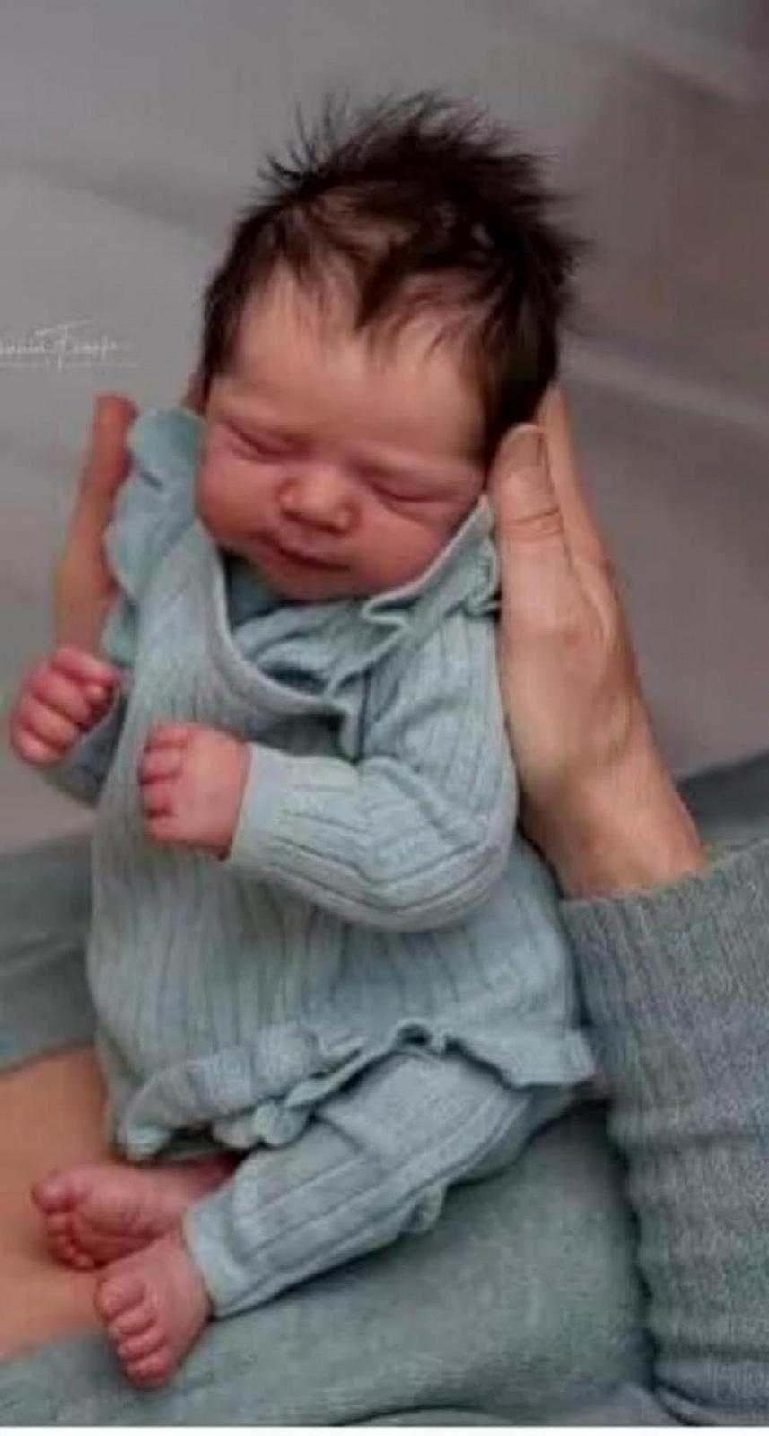 Кукла Anano Reborn Baby Full Silicone Lifelike 46 см силиконовая кукла младенец мальчик, фото №6