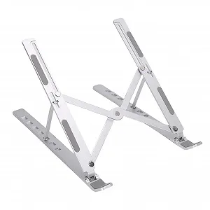 Подставка для ноутбука Aramox складная, алюминиевый сплав, 7 скоростей, регулируемая для OS X Air Pro до 10-15,6 дюймов, для ноутбуков и планшетов с сумкой для хранения - Фото 1