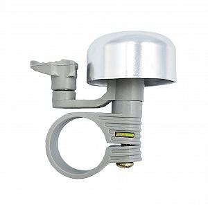 Велосипедный звонок механический A-Bike серый (G00001552) synthetic.ua - Фото 1