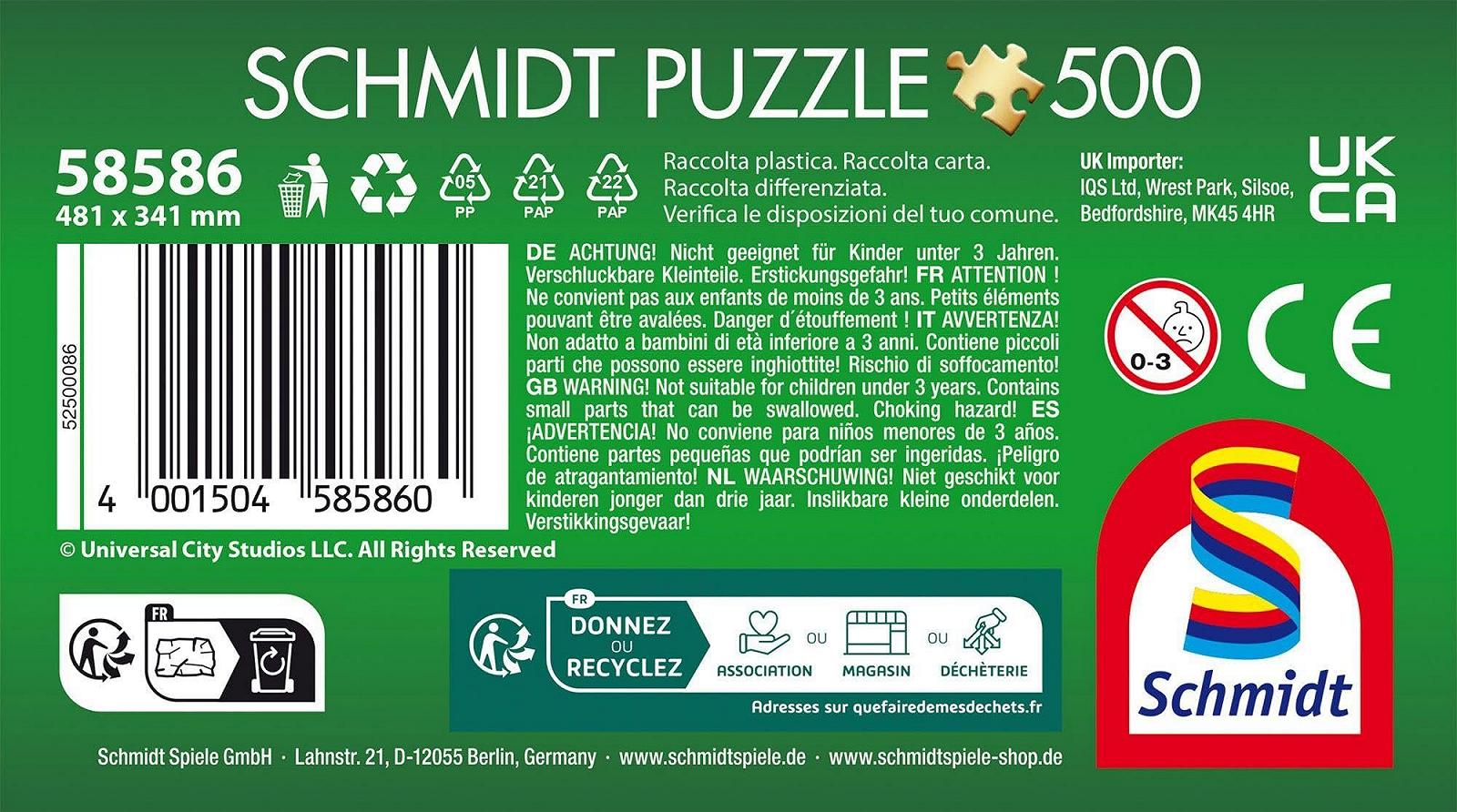 Пазл Schmidt Spiele 58586 Wicked, Elphaba 500 деталей в ностальгической жестяной коробке, фото №3