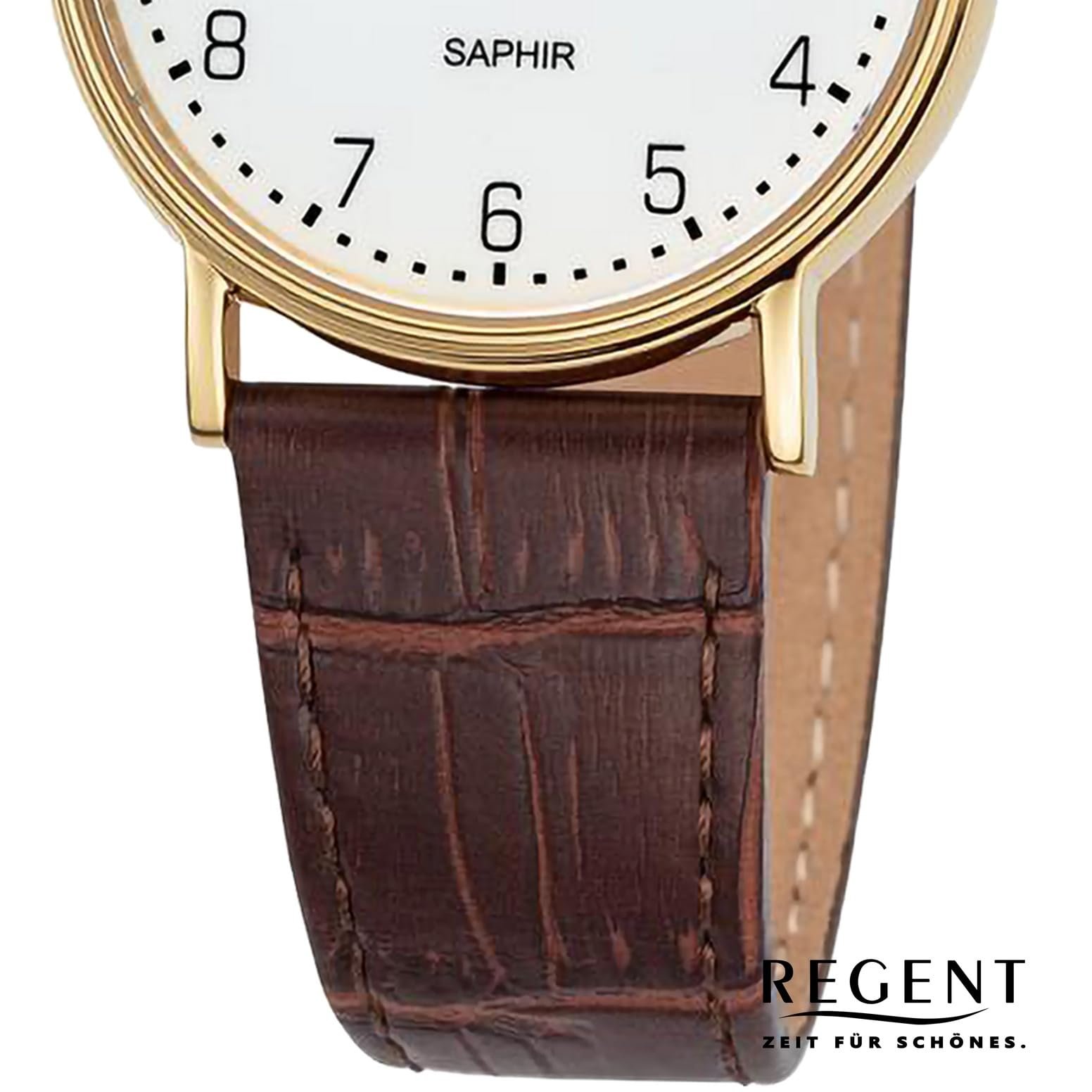Женские часы REGENT Сапфировое стекло 12100787, Золотой белый, Ремешок., фото №3 Женские часы REGENT Сапфировое стекло 12100787, Золотой белый, Ремешок., фото №3