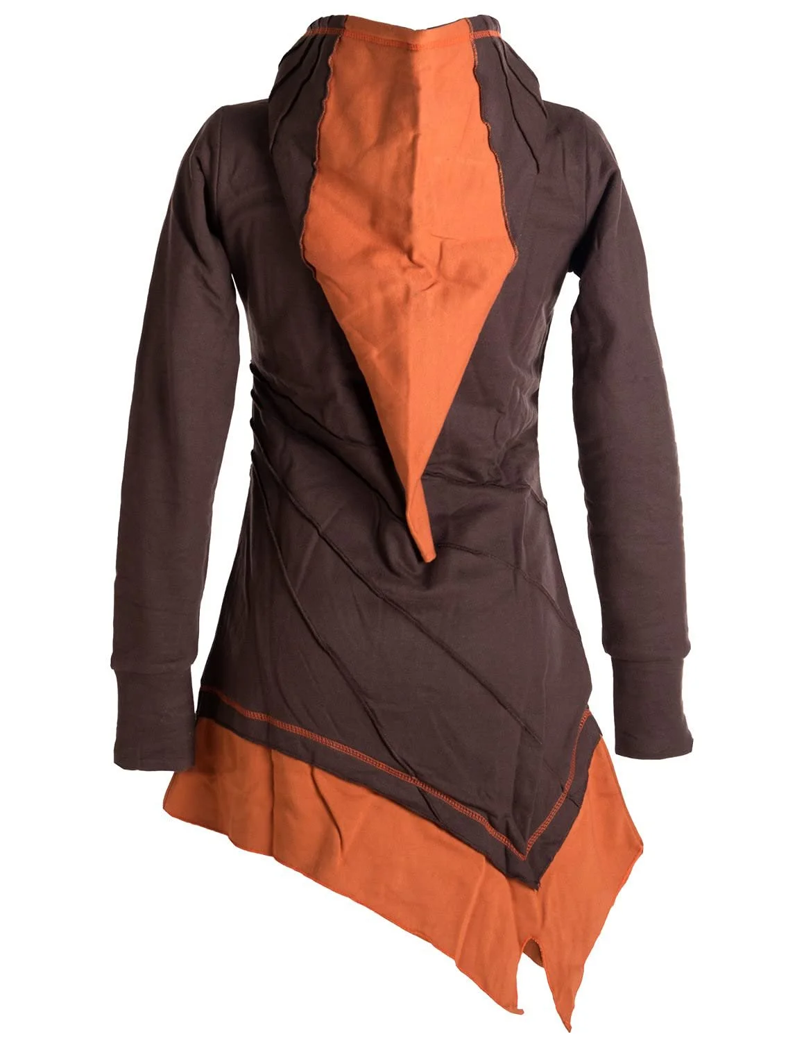 Пальто Vishes Асимметричное Эльф с остроконечным капюшоном и отверстиями для больших пальцев, фото №3 Пальто Vishes Асимметричное Эльф с остроконечным капюшоном и отверстиями для больших пальцев, фото №3