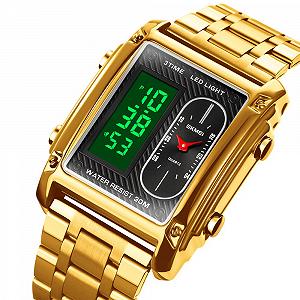 Годинник Skmei 1868SGD Gold synthetic.ua - Фото 1