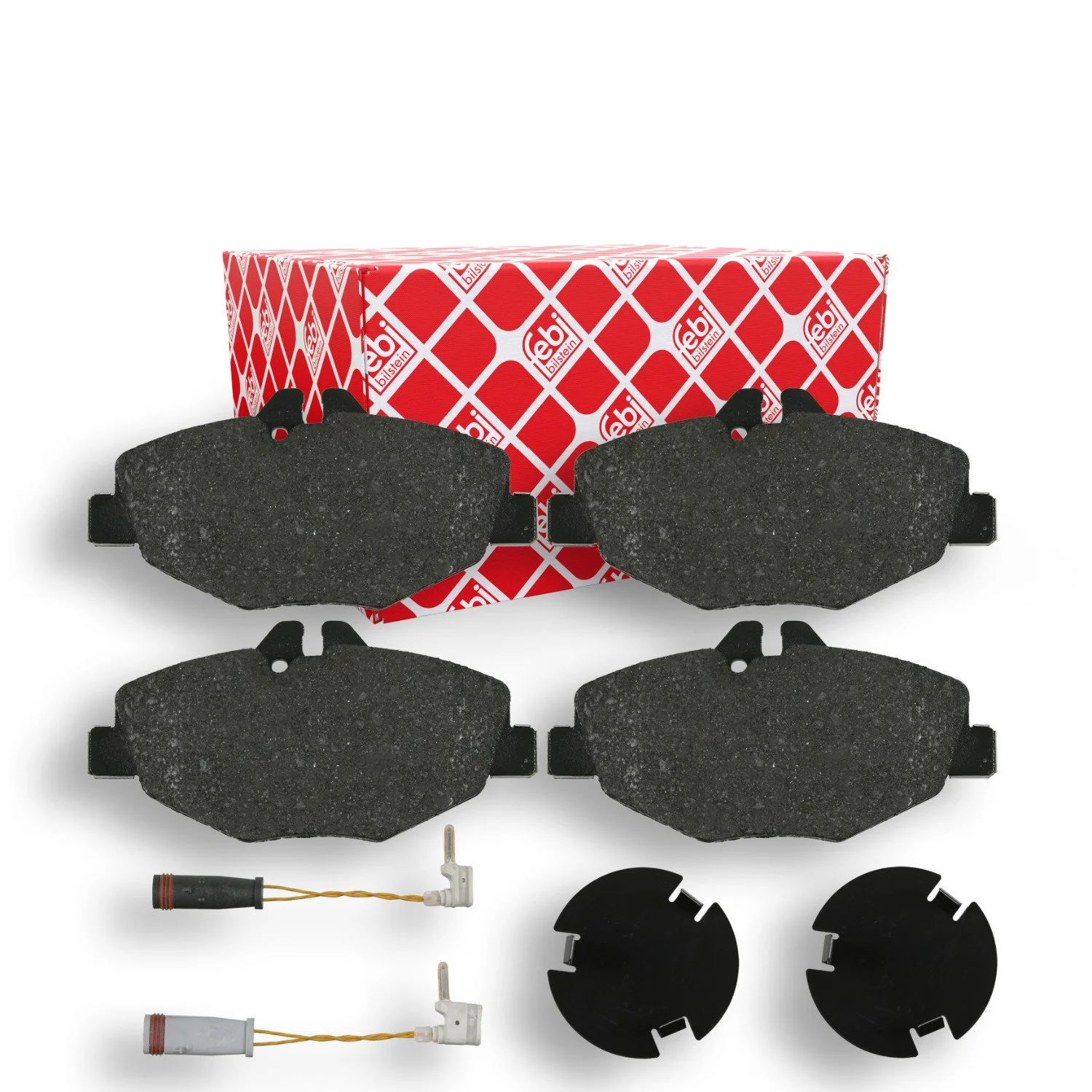 Комплект тормозных колодок, дисковый тормоз FEBI BILSTEIN 16452 для MERCEDES-BENZ, фото №1 Комплект тормозных колодок, дисковый тормоз FEBI BILSTEIN 16452 для MERCEDES-BENZ, фото №1