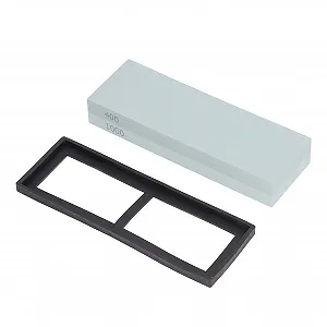 Точильний камінь Professional набір 400/1000 грит білий корунд двосторонній - Фото 1