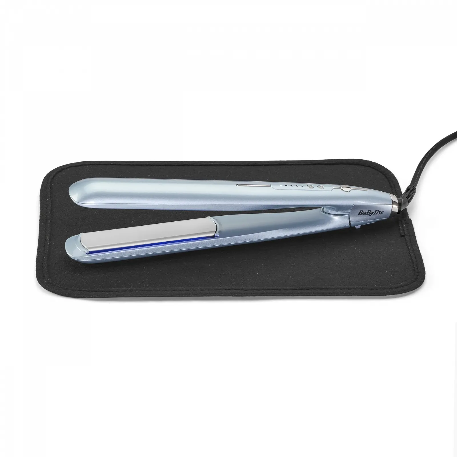 Выпрямитель для волос BaByliss Hydro Fusion ST573E 5 температурных режимов Голубой, фото №8 Выпрямитель для волос BaByliss Hydro Fusion ST573E 5 температурных режимов Голубой, фото №8