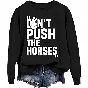 Унисекс кофта Dont Push The Horses с длинными рукавами Dont Push The Horses - Фото 1