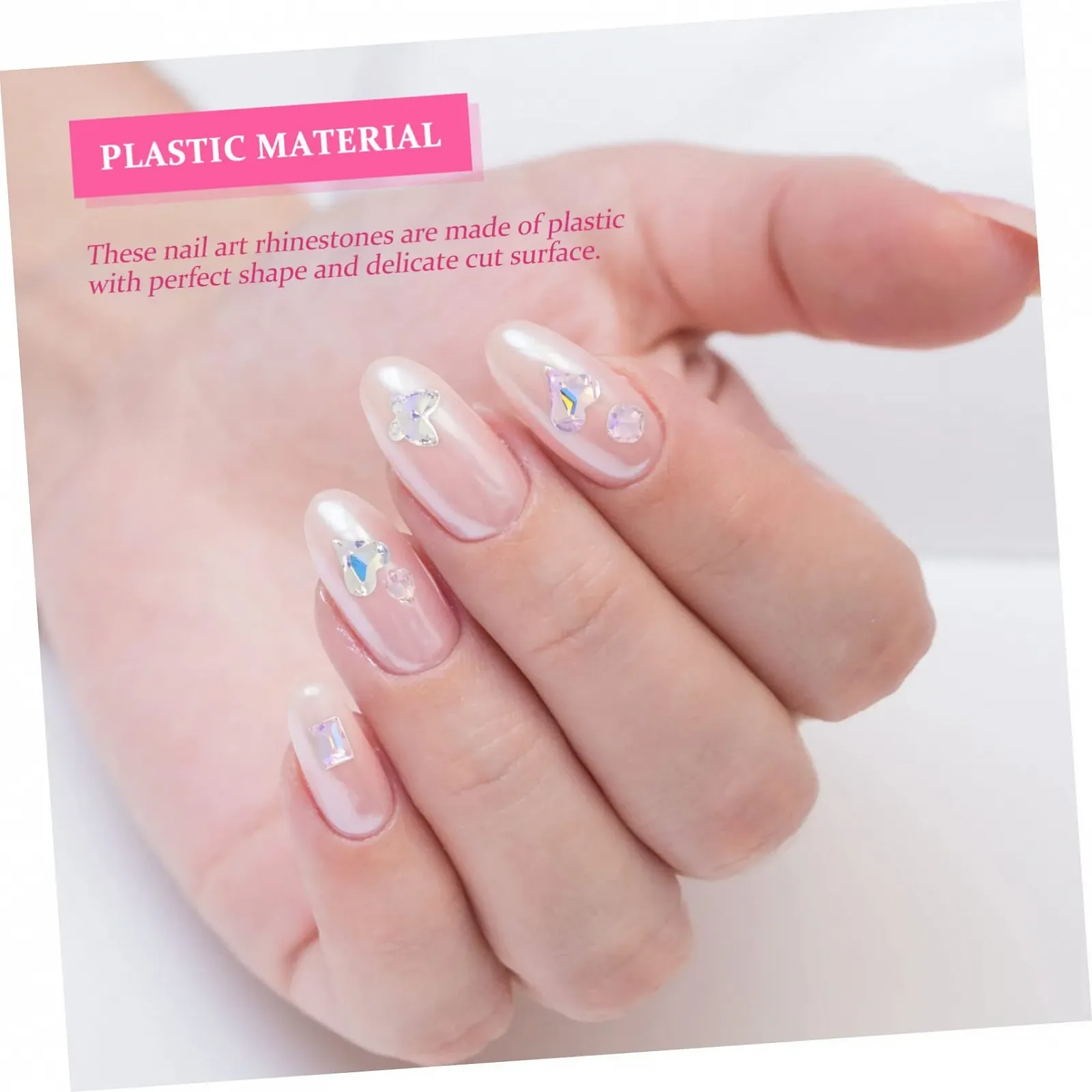 Стрази Healeved, 200 шт, різних форм, фото №2