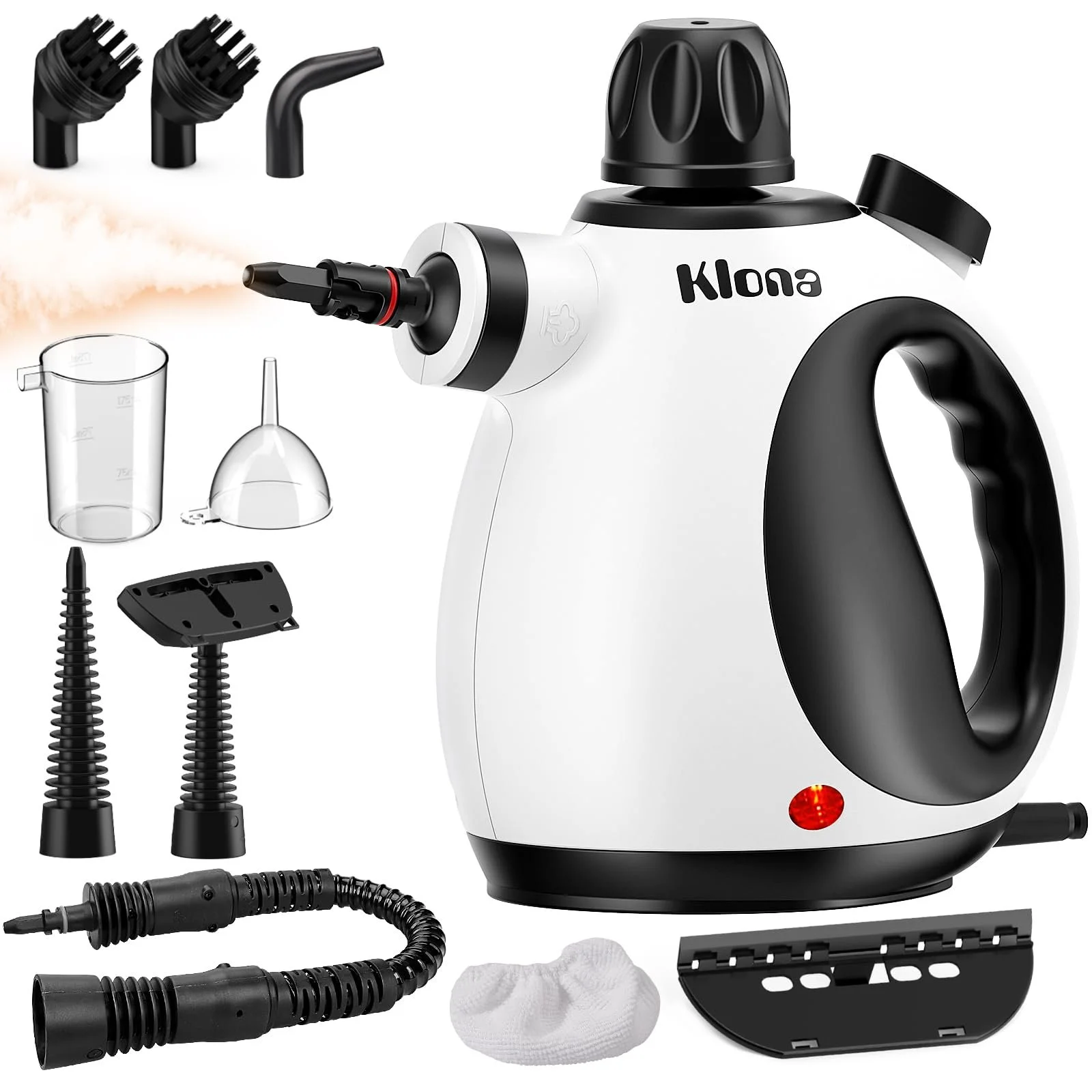 Пароочисник ручний KLONA 1050 Вт 350 мл з аксесуарами, фото №1