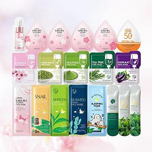 Маска для лица Набор масок, Набор масок для лица, Грязевая маска, Маска для лица, Глубокое очищение, Ночная маска для лица, Увлажняющая маска, Очищает Увлажняет, Увлажняет и успокаивает кожу - Фото 1